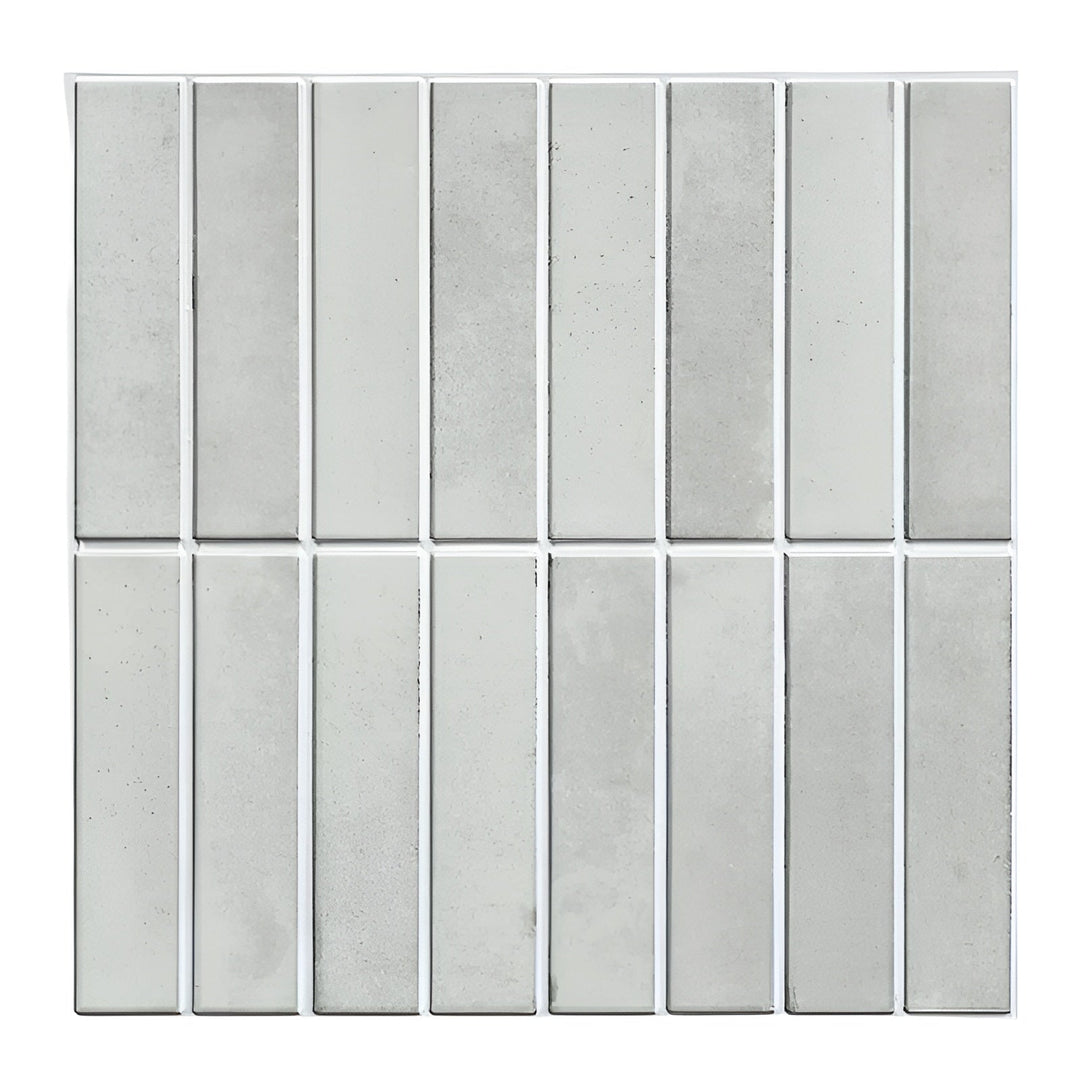 Trendy Self-Adhesive Wall Panels - PeelLux-Gray-Nora Luxe