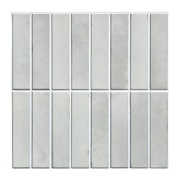 Trendy Self-Adhesive Wall Panels - PeelLux-Gray-Nora Luxe