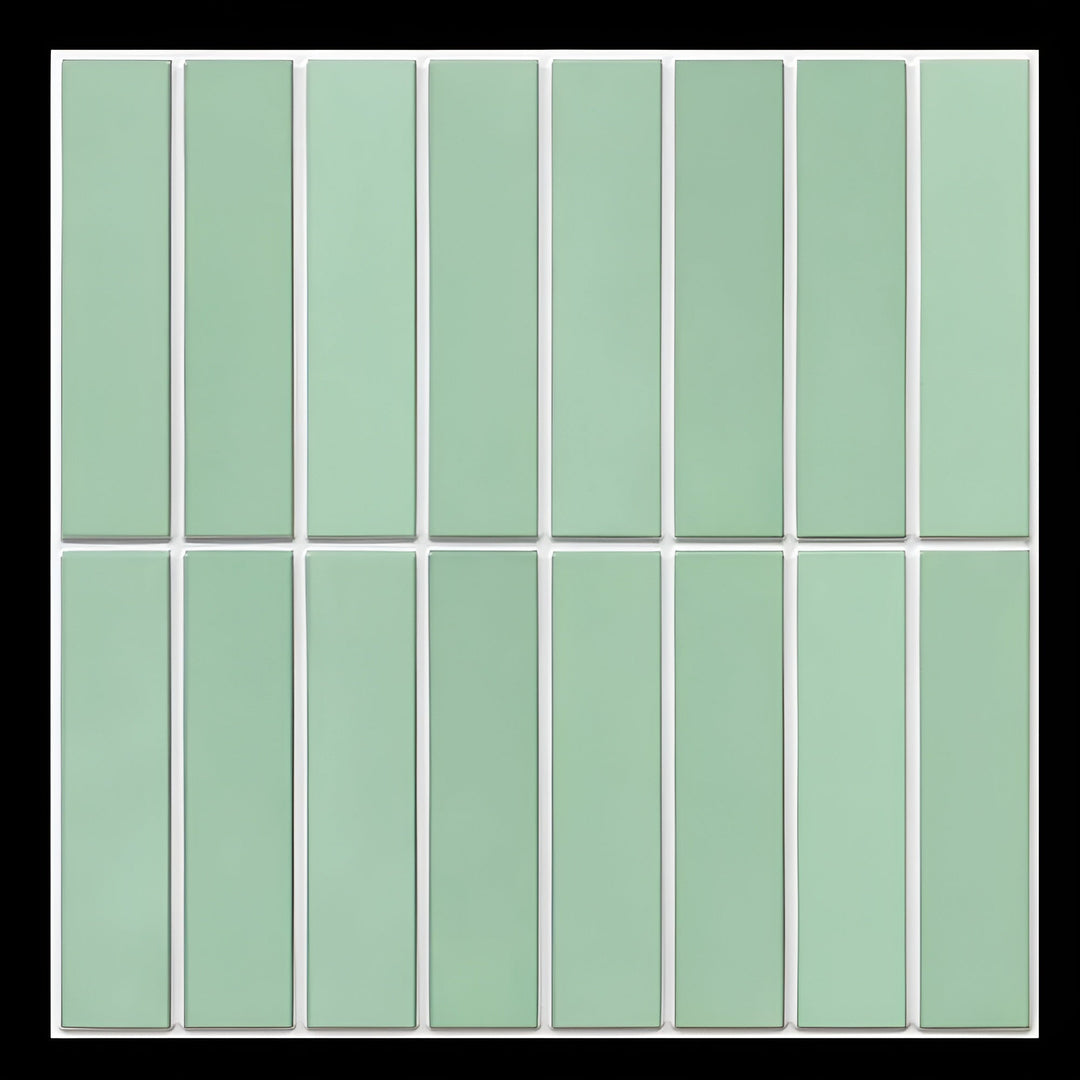Trendy Self-Adhesive Wall Panels - PeelLux-Light green-Nora Luxe