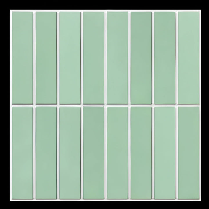 Trendy Self-Adhesive Wall Panels - PeelLux-Light green-Nora Luxe