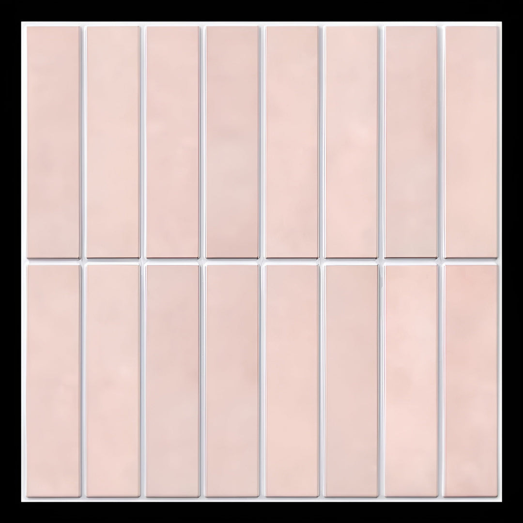 Trendy Self-Adhesive Wall Panels - PeelLux-Light pink-Nora Luxe