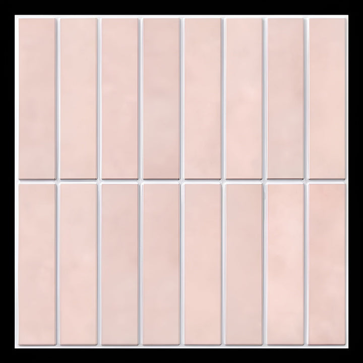 Trendy Self-Adhesive Wall Panels - PeelLux-Light pink-Nora Luxe