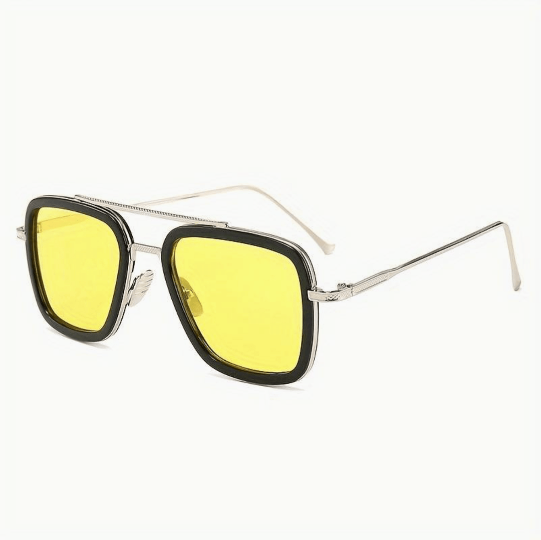 Trendy unisex sunglasses with a premium look – Miami Luxe-Yellow-The Livary