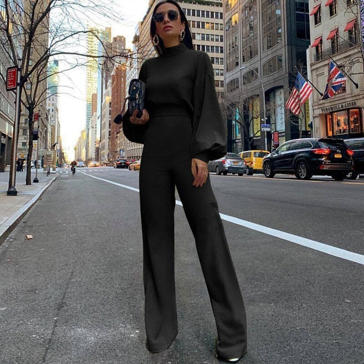 Trendy Women's Jumpsuit - Evelyn-Black-S-Nora Luxe