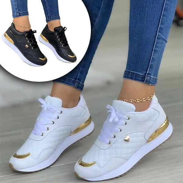 Trendy Women's Sneakers – Isla-White-4.5-Nora Luxe