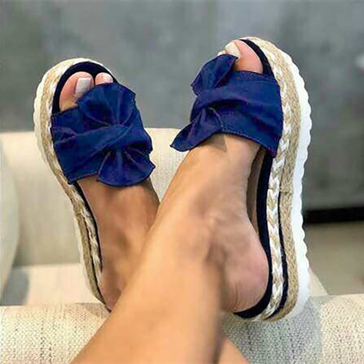 Trendy women's summer shoes with correction function and comfort sole – Selina-Blue-3-Nora Luxe