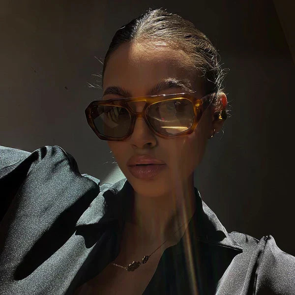 Trendy women's sunglasses – Solana-Brown-Nora Luxe