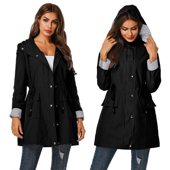 Trendy Women's Windbreaker - Lilac-Black-S-Nora Luxe