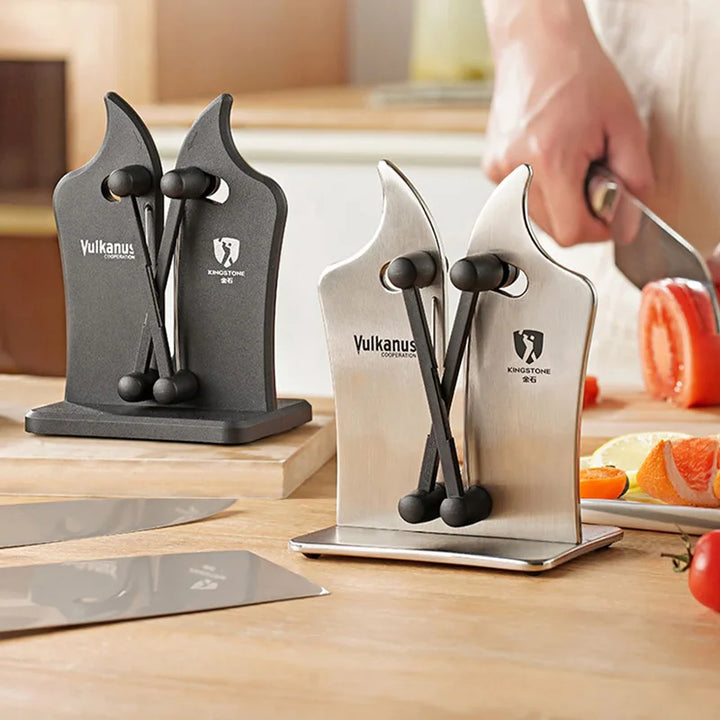 Triple-Action Knife Sharpener - SharpMaster Pro-Stainless-Nora Luxe
