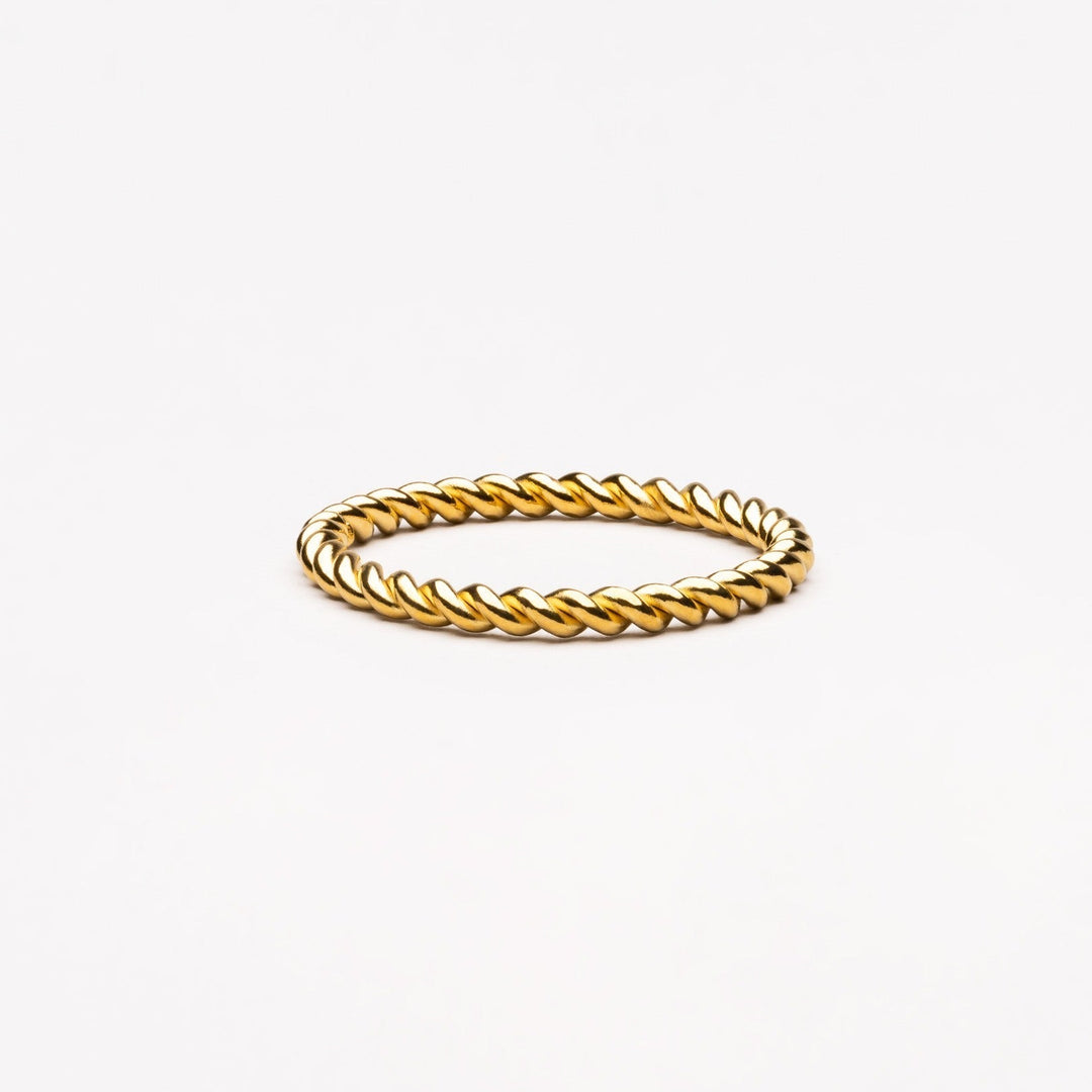 Twisted Ring with Symbolism - Tessa-5-Gold-Nora Luxe