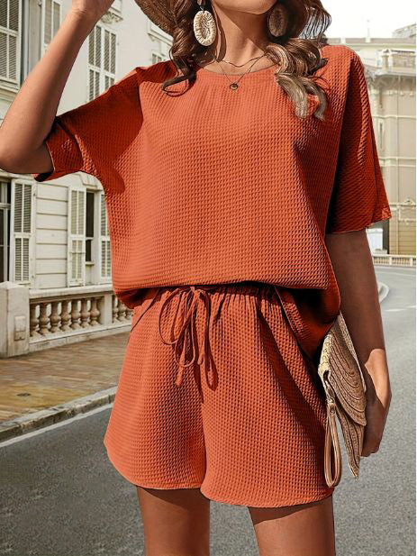 Two-Piece Summer Set for Ladies - Isla-Brown-S-The Livary