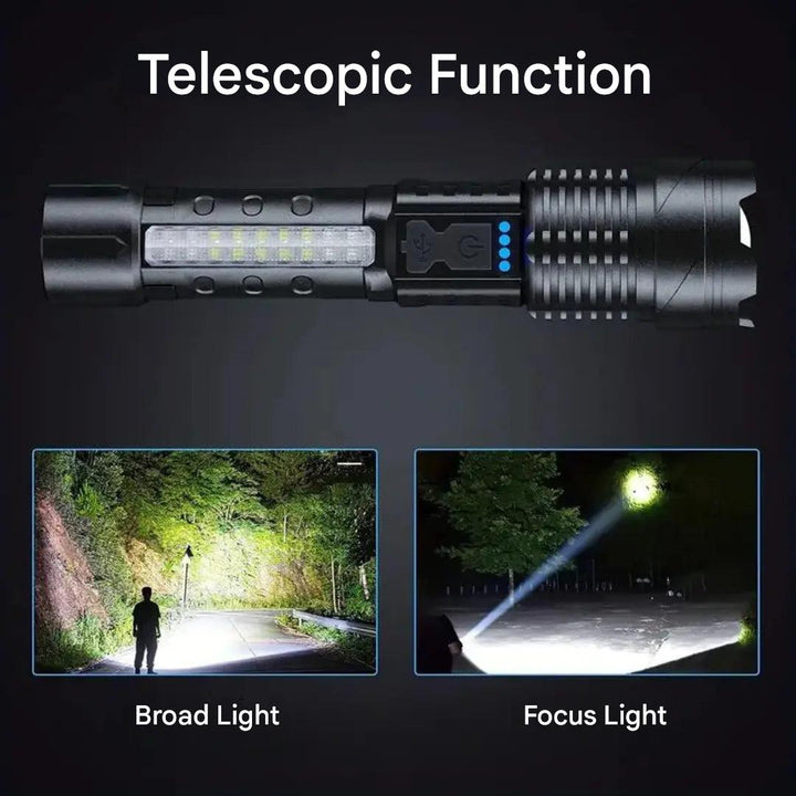 Ultra-bright Military Torch with 5000 Lumens - PowerBeam-Nora Luxe