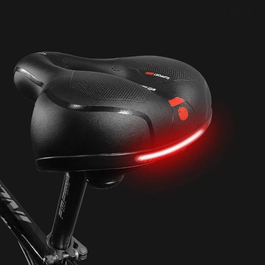 Ultra-comfortable Bike Saddle - CloudRide Pro-Red-1 Piece-Nora Luxe