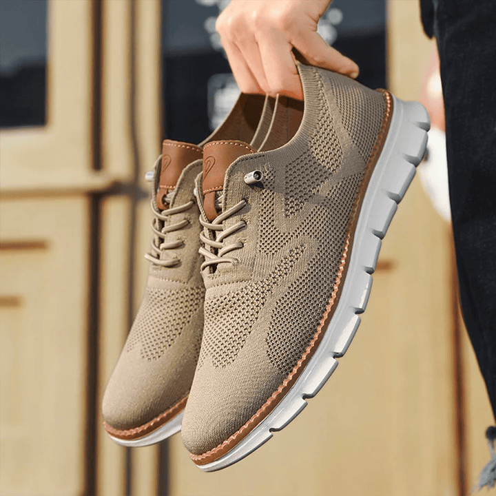 Ultra-Comfortable Men's Shoes – Elias-Olive-7.5-The Livary