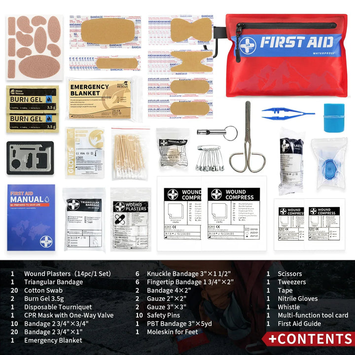 Ultra-light and Waterproof First Aid Kit - TrailGuard-Nora Luxe