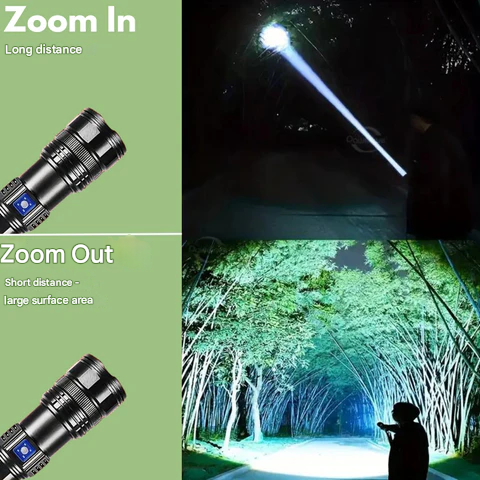 Ultra Powerful Tactical Flashlight - PowerLume-Nora Luxe