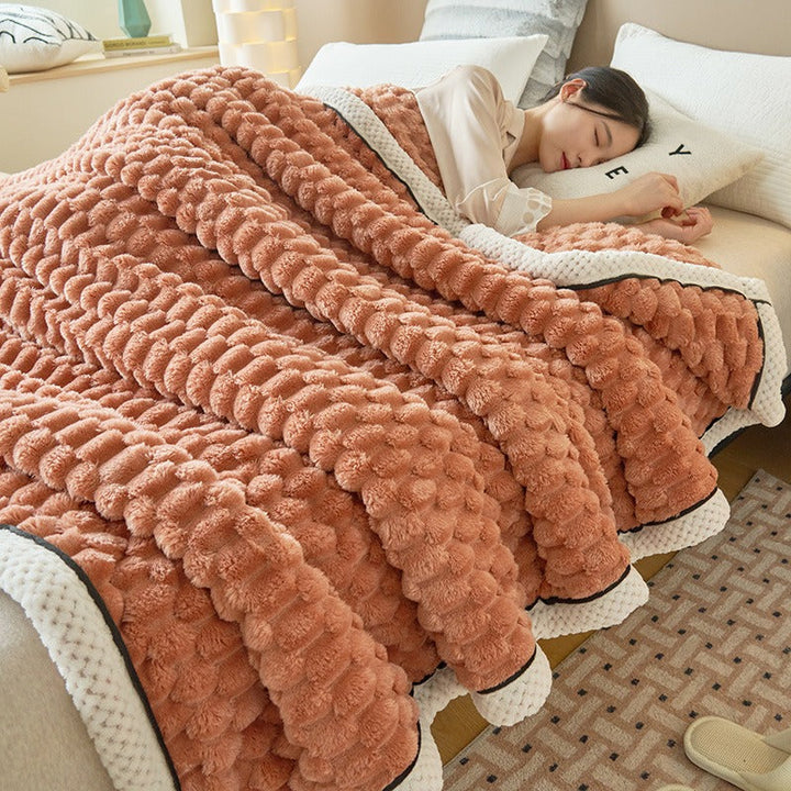 Ultra Soft Comfy Blanket - Eloise-Brown-Small 48.03 × 77.95 in-Nora Luxe