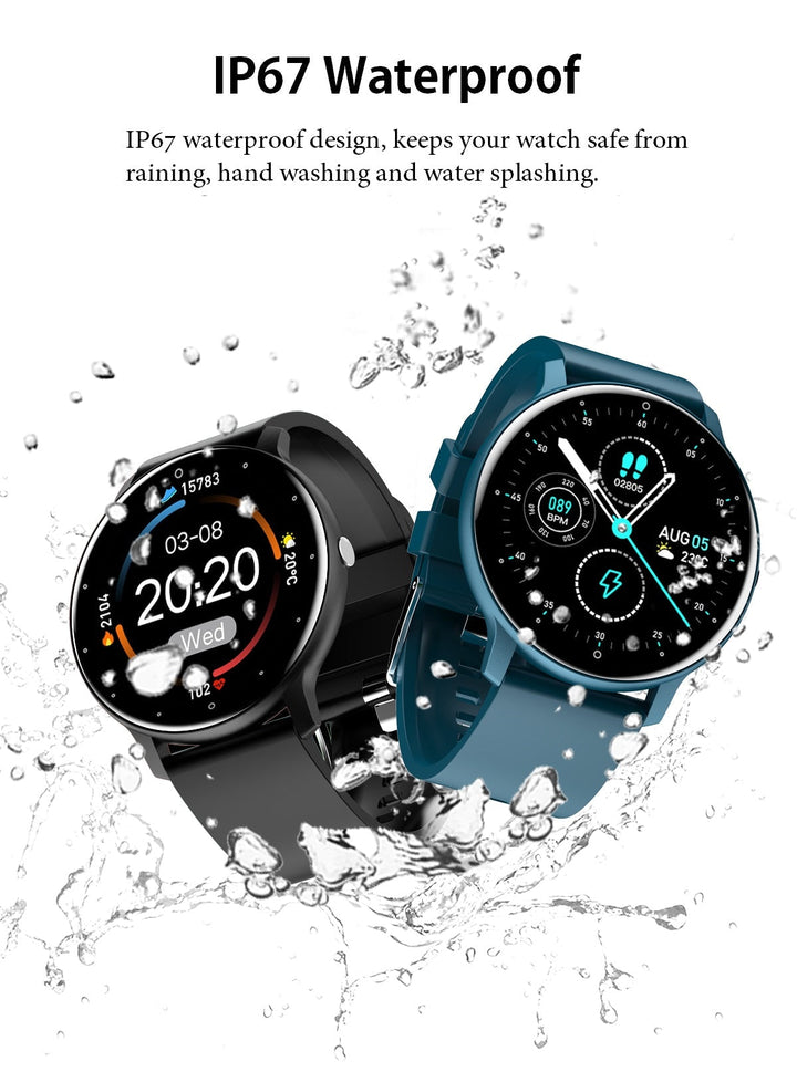 Ultra-thin Smartwatch - SlimLine Fit-Blue-Nora Luxe