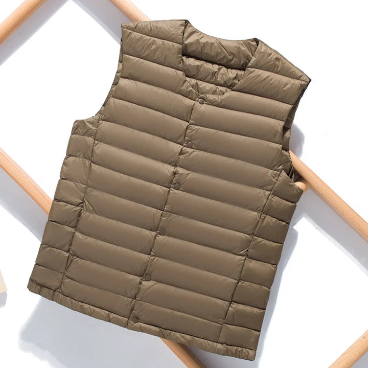 Ultralight down vest for men – Laurent-Brown-S-Nora Luxe