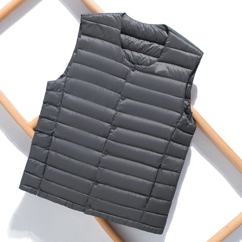 Ultralight down vest for men – Laurent-Gray-S-Nora Luxe