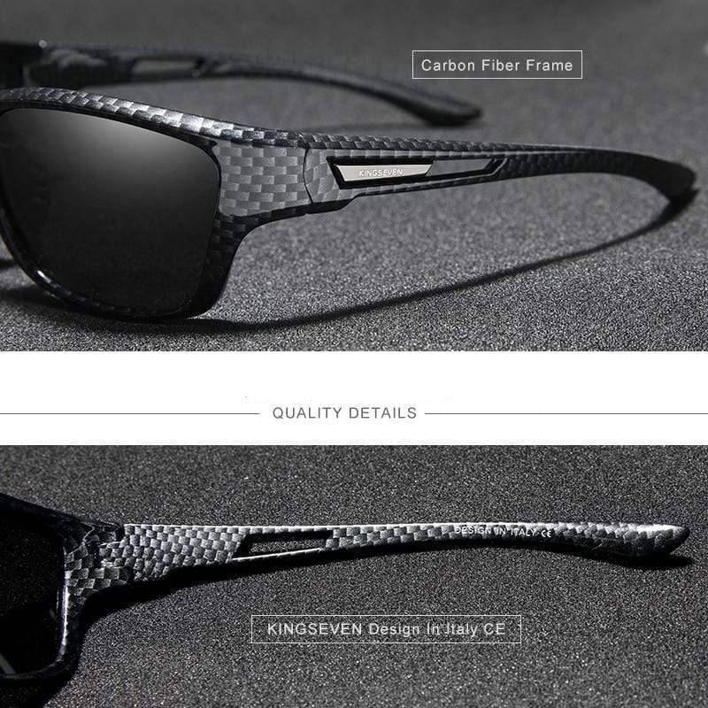 Ultralight polarising sunglasses with UV protection – Marco-Black Grey-Nora Luxe