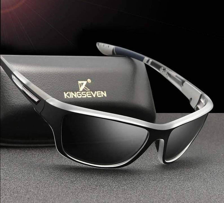 Ultralight polarising sunglasses with UV protection – Marco-Black Grey-Nora Luxe