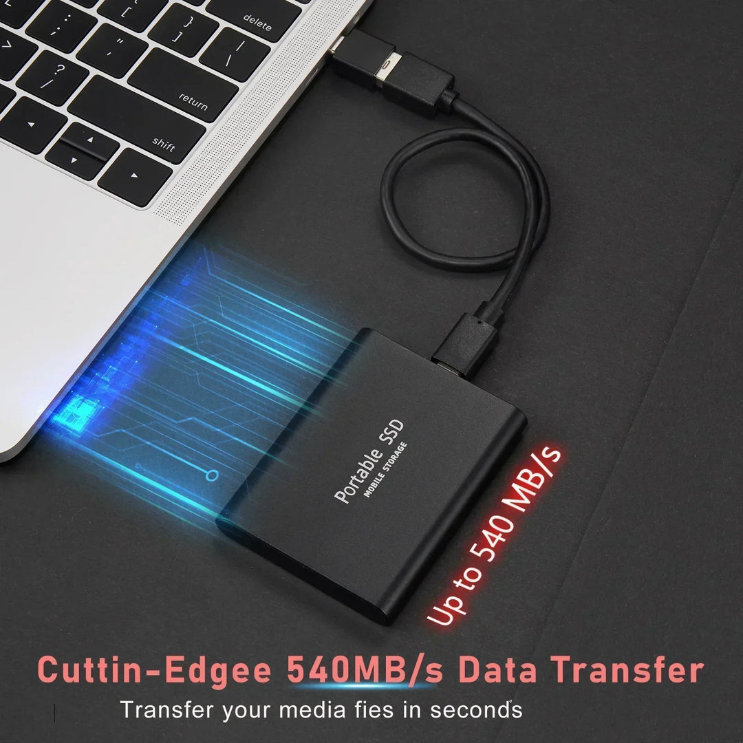 Ultraspeed External SSD - SpeedDrive Pro-Black-2TB-Nora Luxe