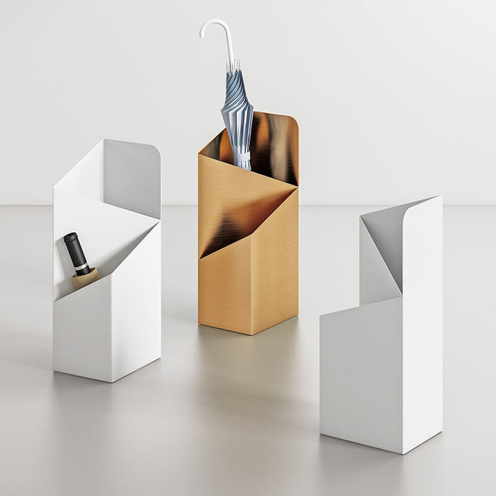 Umbrella stand with drip tray – Strömma-Red-The Livary