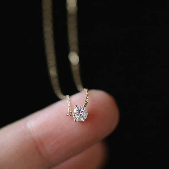 Unique Zircon Sparkling Necklace | Dazzling Collarbone Jewellery-Nora Luxe