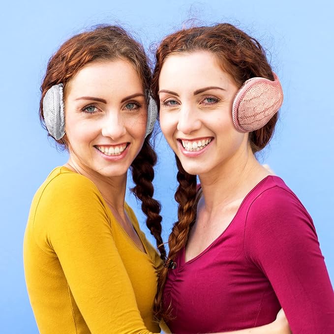 Unisex Foldable Knitted Ear Warmers Set of 4 – BundleMuffs-Nora Luxe
