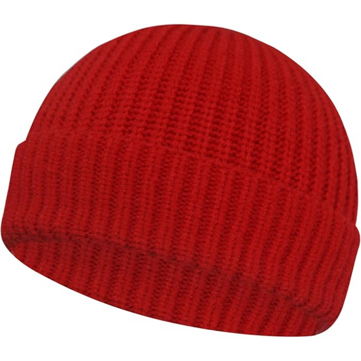 Unisex Knitted Hat with Low Turn-Up – Robin-Red-Nora Luxe