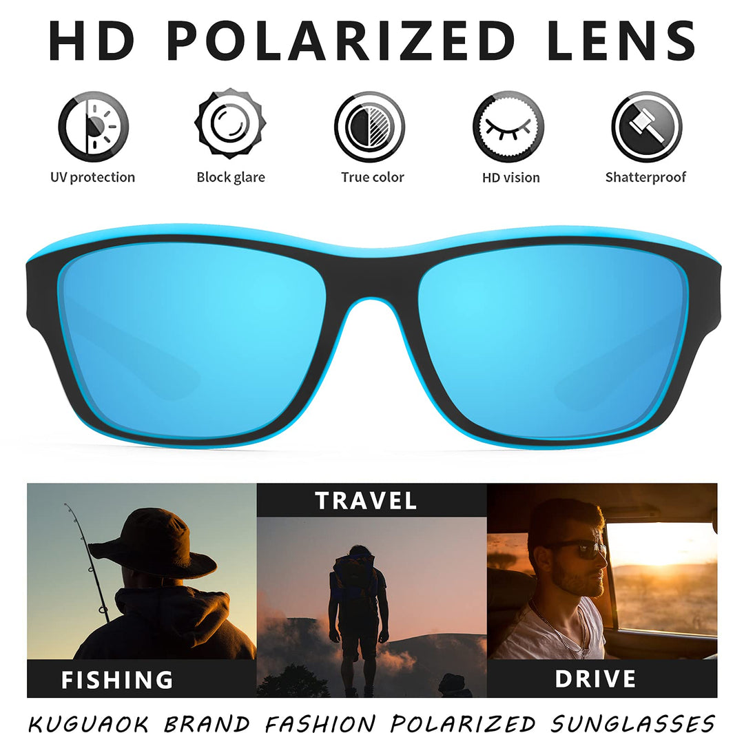 Unisex Outdoor Sunglasses - SolarGuard-Red-Nora Luxe