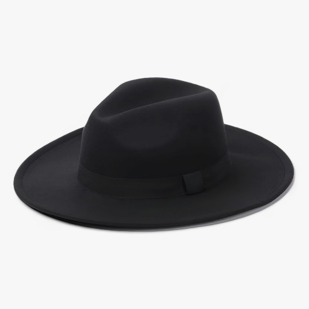 Unisex Vintage Fedora – Ardent-Black-Nora Luxe