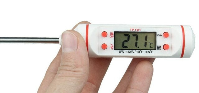Universal Digital Food Thermometer - ThermoChef Pro-White-Nora Luxe