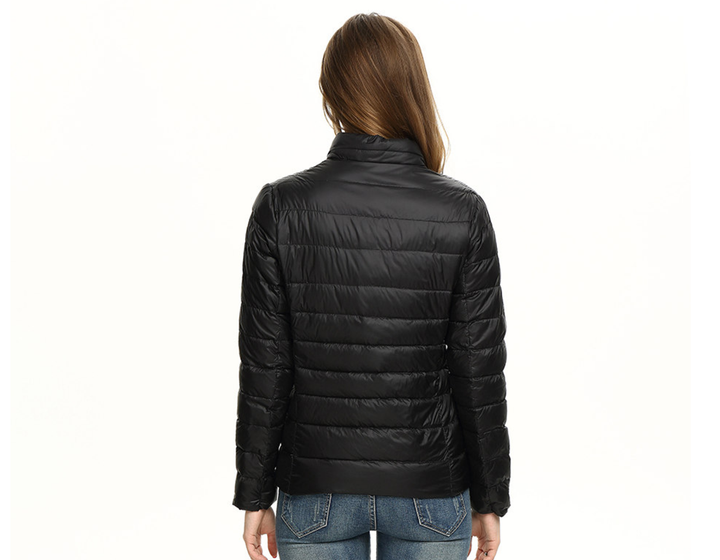Urban Chic Lightweight Down Jacket - Diana-Black-S-Nora Luxe
