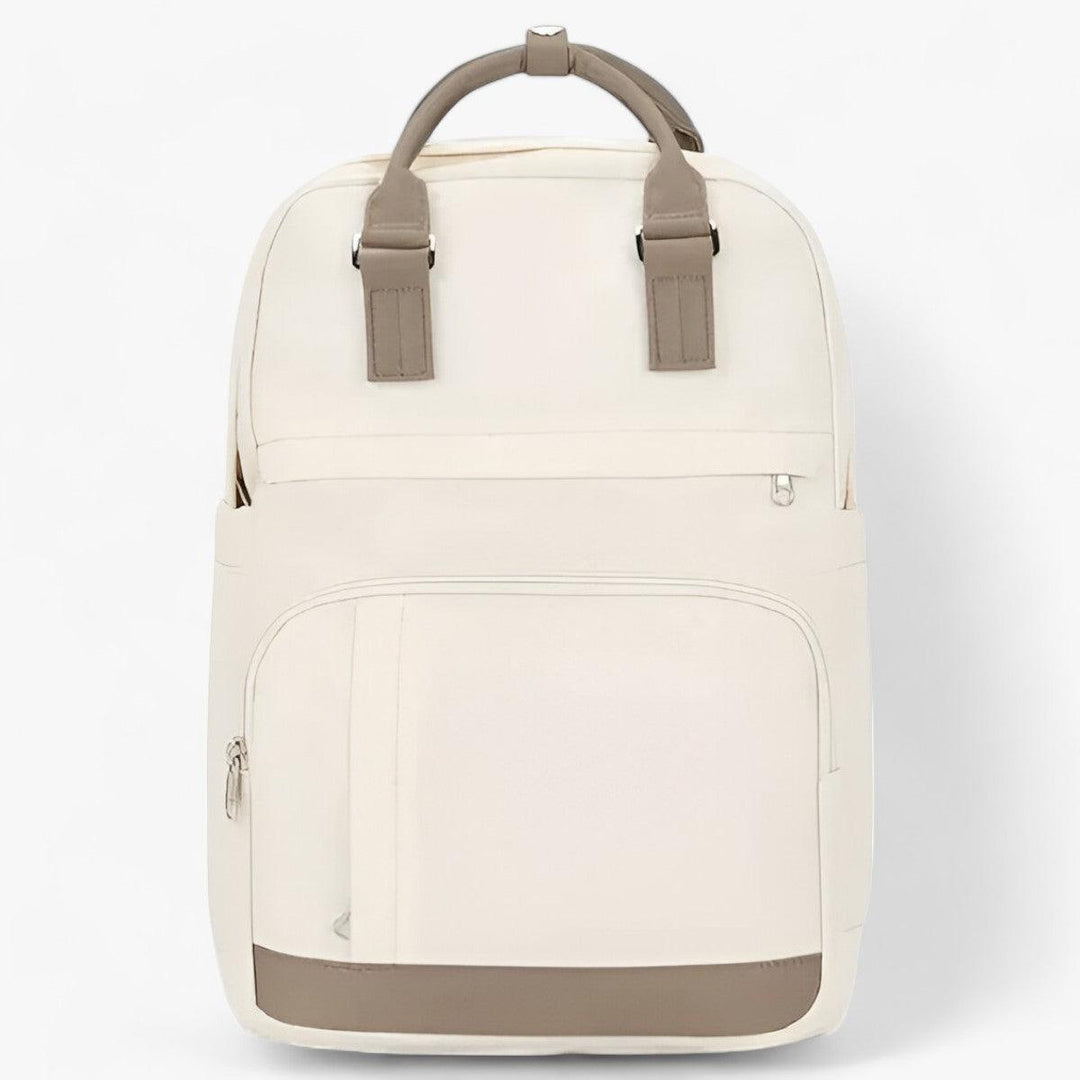 Urban Style Waterproof Backpack - Mira-Beige-Nora Luxe