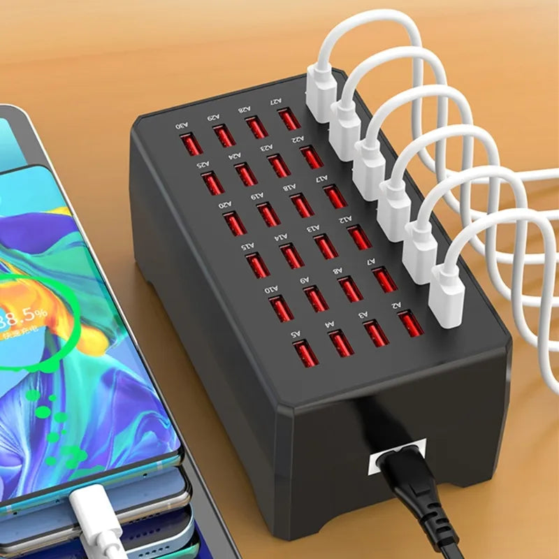 USB Charging Station - ChargeMax 30-EU-Nora Luxe