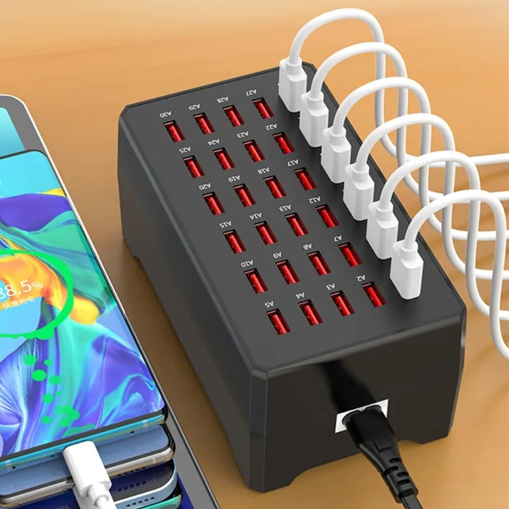 USB Charging Station - ChargeMax 30-EU-Nora Luxe
