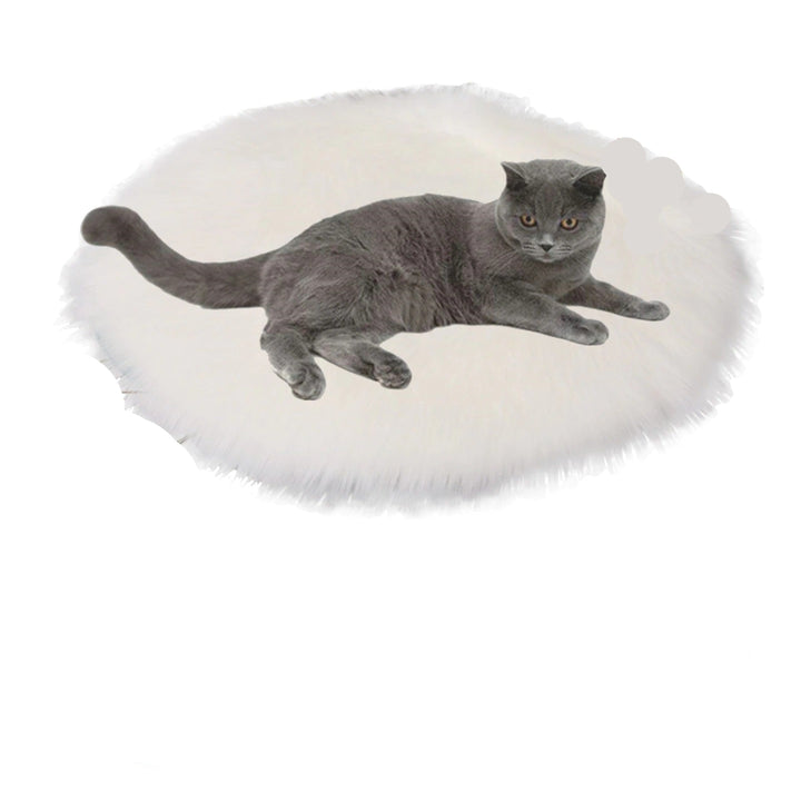 USB Heated Cat Bed - WarmNest-White-Nora Luxe