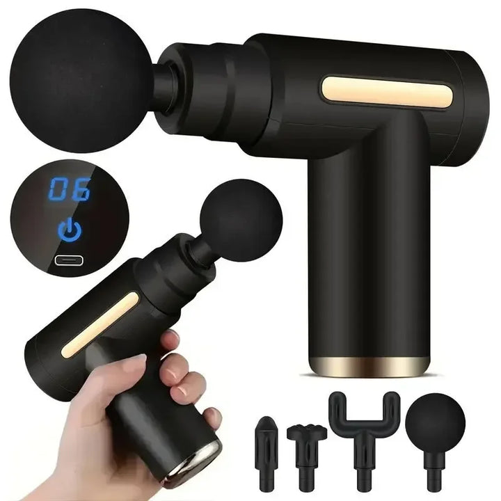 USB Mini Massage Gun - MuscleEase-Red-Nora Luxe