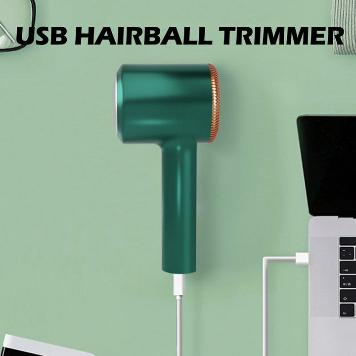 USB RECHARGEABLE LINT REMOVER – FOR CLOTHING AND TEXTILES-Green-Nora Luxe