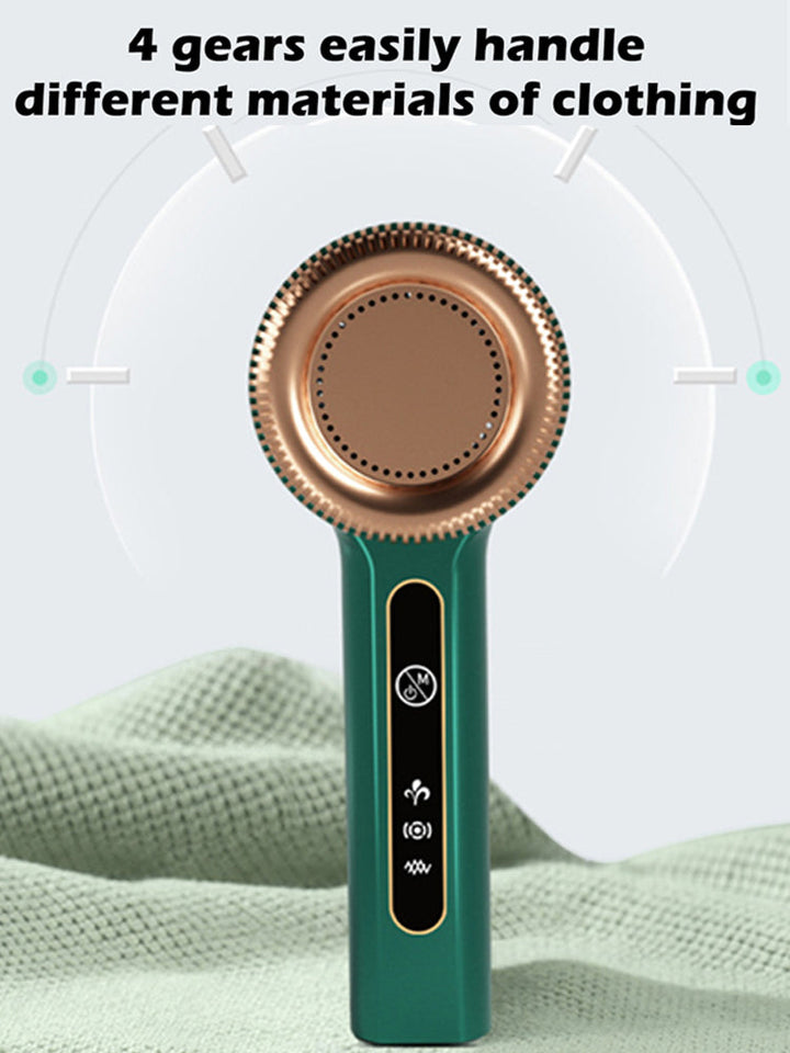 USB RECHARGEABLE LINT REMOVER – FOR CLOTHING AND TEXTILES-Green-Nora Luxe