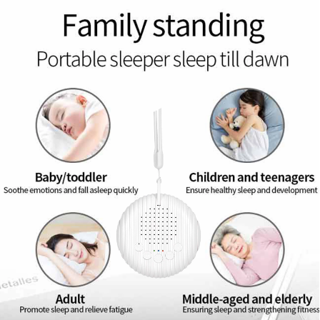 USB Rechargeable White Noise Machine - SleepTone-Nora Luxe