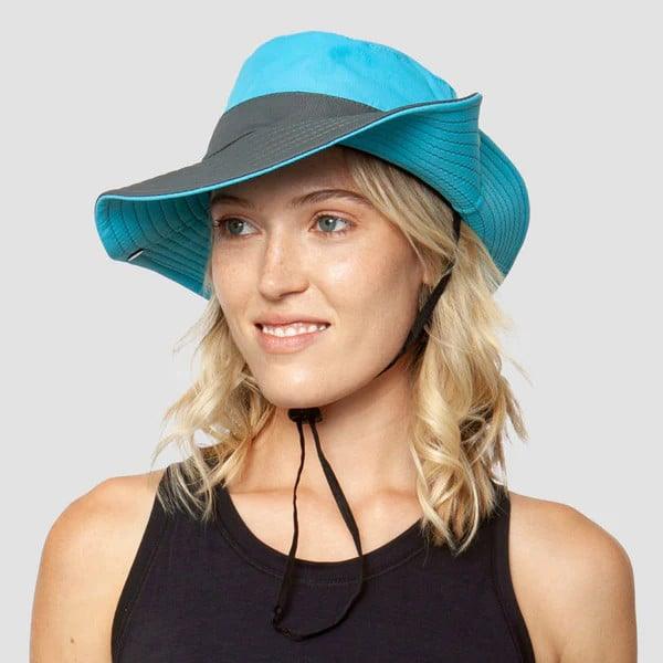 UV summer hat with visor – Foldable bucket hat (Buy 1, get 1 free)-Blue-Light pink-The Livary