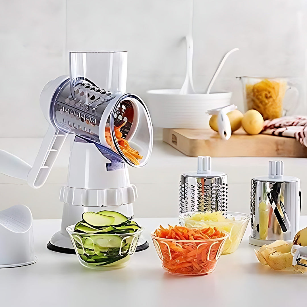 Vegetable slicer - SliceMate Pro-Gray-Nora Luxe