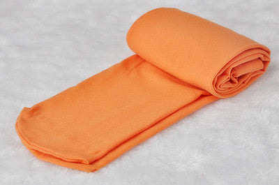 Velvet Dance Leotard for Children-Orange-S-Nora Luxe