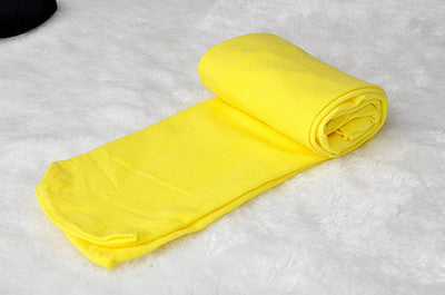 Velvet Dance Leotard for Children-Yellow-S-Nora Luxe