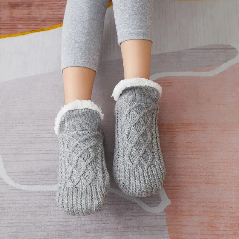 Verdict Cashmere Slippers - CozySteps-Gray-6.5 - 8.0-Nora Luxe