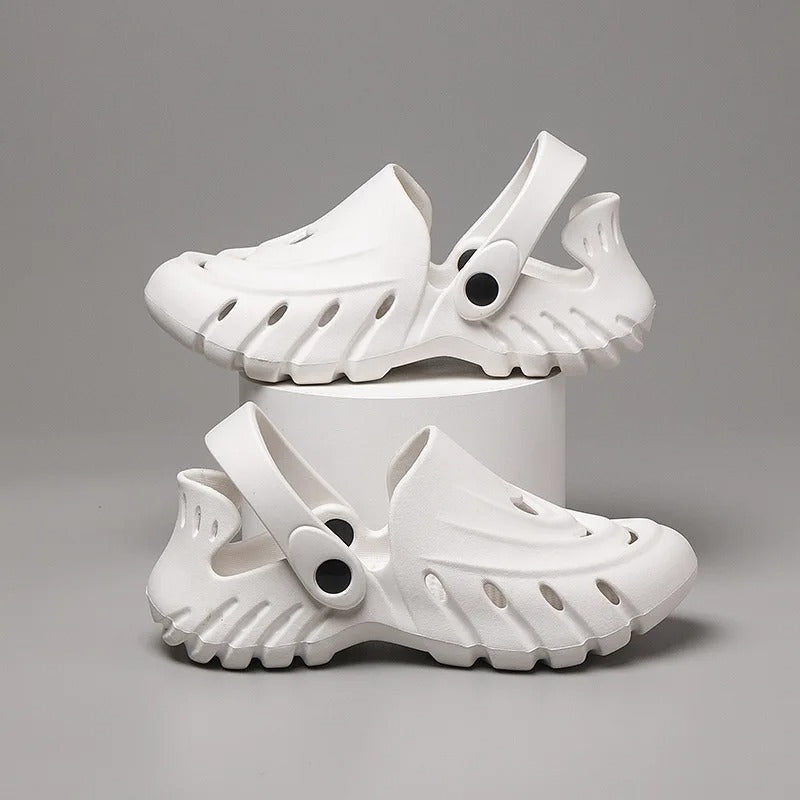 Versatile, Comfortable Women's Clogs for Everyday & Work - Noa-White-3-Nora Luxe