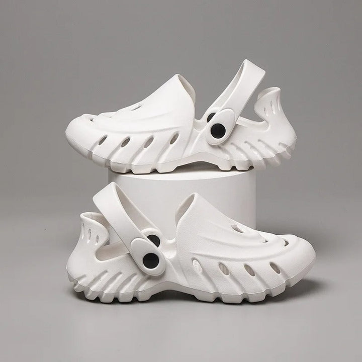 Versatile, Comfortable Women's Clogs for Everyday & Work - Noa-White-3-Nora Luxe
